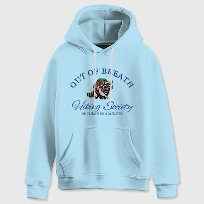 Olivenorma OUT OF BREATH Raccoon Healing Sweaters Unisex Fleece Tops Loose Fits Hoodies - image 17