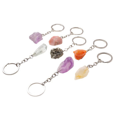 Olivenorma Unique Raw Crystal Raw Gemstone Keychain - image 86