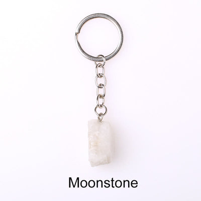 Olivenorma Unique Raw Crystal Raw Gemstone Keychain - Moonstone - image 40