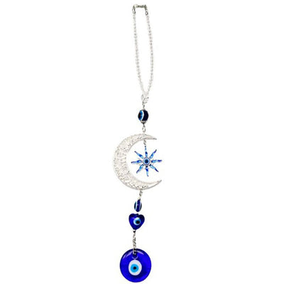 Olivenorma Celestial Themed Evil Eye Keychain with Moon, Sun & Heart - image 8