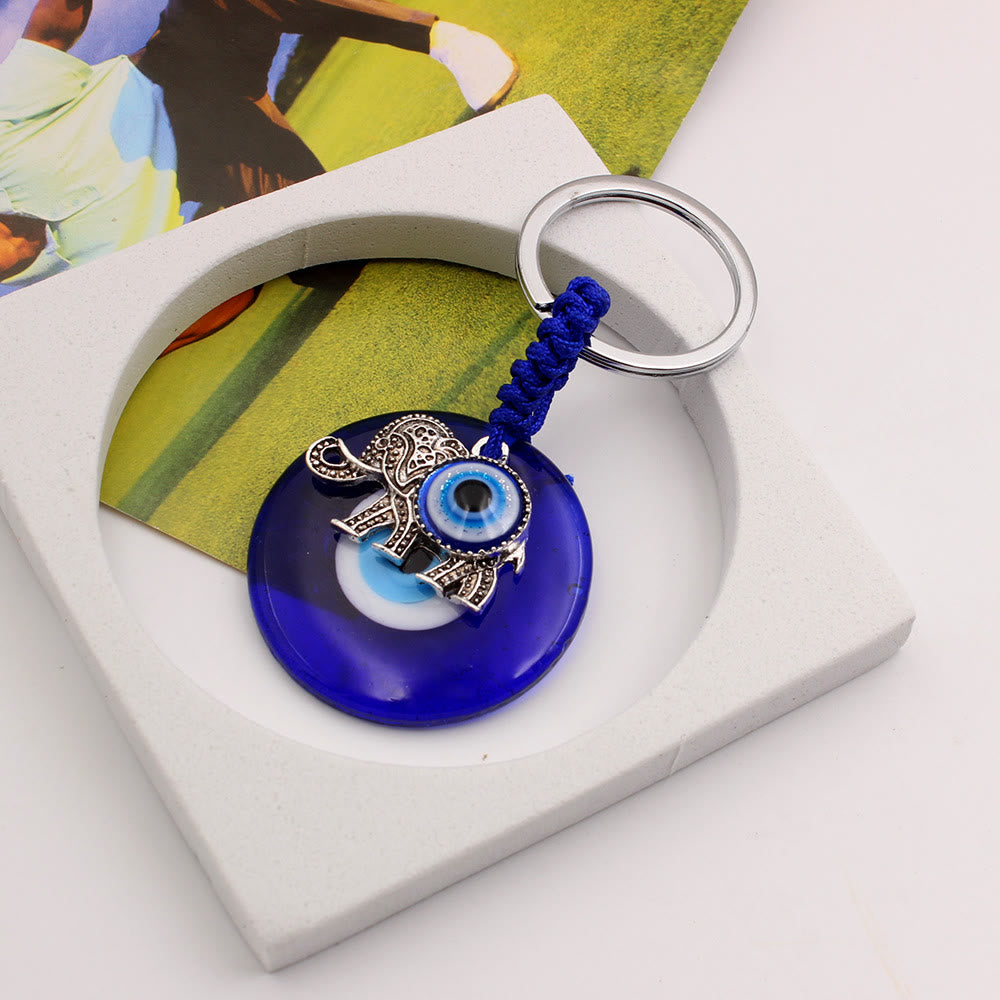 Olivenorma Blue Evil Eye Keychain with Diverse Decorative Charms - image 4
