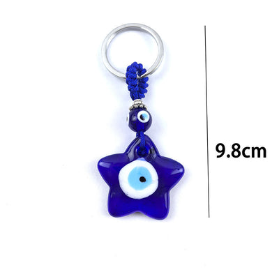 Olivenorma Protective Two-Colored Evil Eye Keychain - Assorted Shapes - image 19