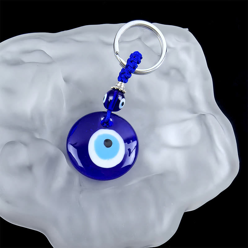 Olivenorma Protective Two-Colored Evil Eye Keychain - Assorted Shapes - image 9