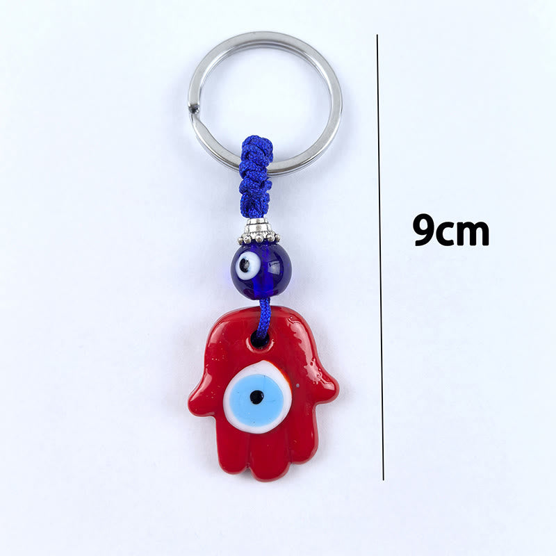 Olivenorma Protective Two-Colored Evil Eye Keychain - Assorted Shapes - image 13