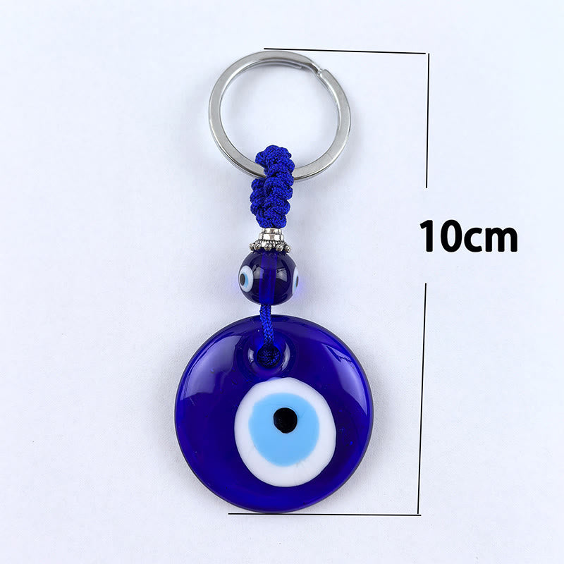 Olivenorma Protective Two-Colored Evil Eye Keychain - Assorted Shapes - image 11