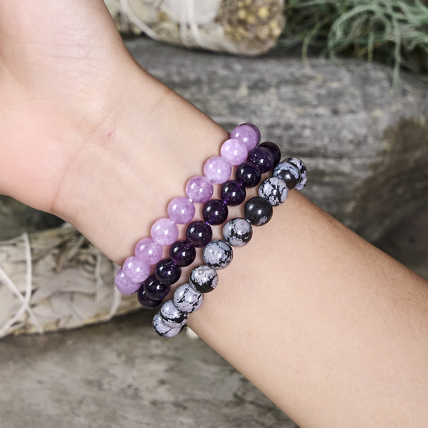 Olivenorma Pisces - Feb 19 - Mar 20 - Zodiac Astrology Crystal Bracelet Set - image 1