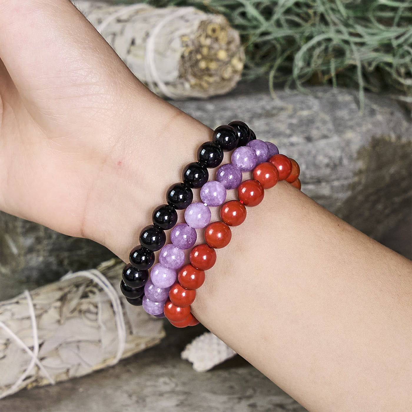 Olivenorma Capricorn - Dec 22 - Jan 19 - Zodiac Astrology Crystal Bracelet Set - image 1