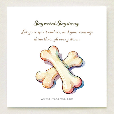 Olivenorma Guardian Spirit Crystal Bone Totem Gemstone Decoration - image 1