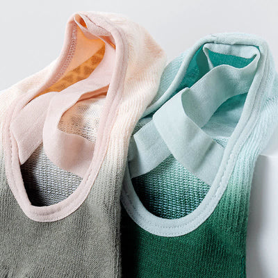 Olivenorma Five Toe Gradient Non-Slip Grips Straps Yoga Socks - image 24