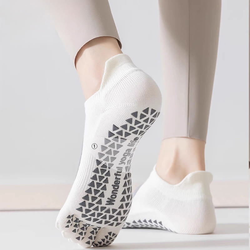 Olivenorma Five Toe Non-Slip Open-Top Yoga Socks - image 13