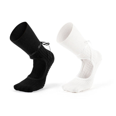 Olivenorma Ribbon Drawstring Non-Slip Backless Fitness Yoga Socks - image 7