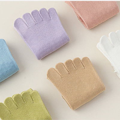 Olivenorma Lace Non-Slip Five-Toe Mid-Calf Yoga Socks - image 21