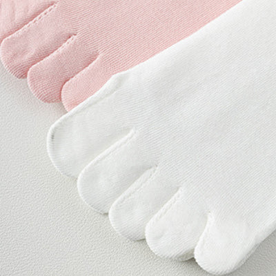 Olivenorma Breathable Five-Toe Non-Slip Silicone Grip Mid-Calf Yoga Socks - image 17