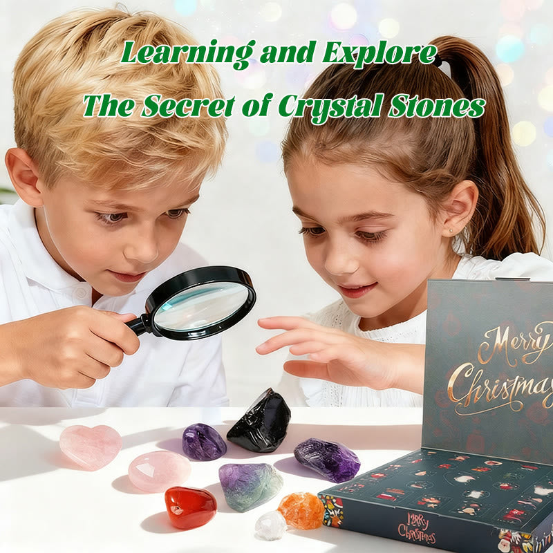 Olivenorma Green Resin Mystery Box 2025 Crystal Advent Calendar - image 9