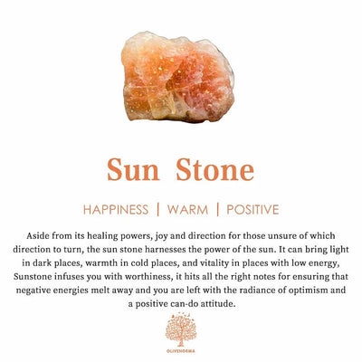 Olivenorma Sun Stone & Aquamarine Keychain Crystal Phone Strap - image 6