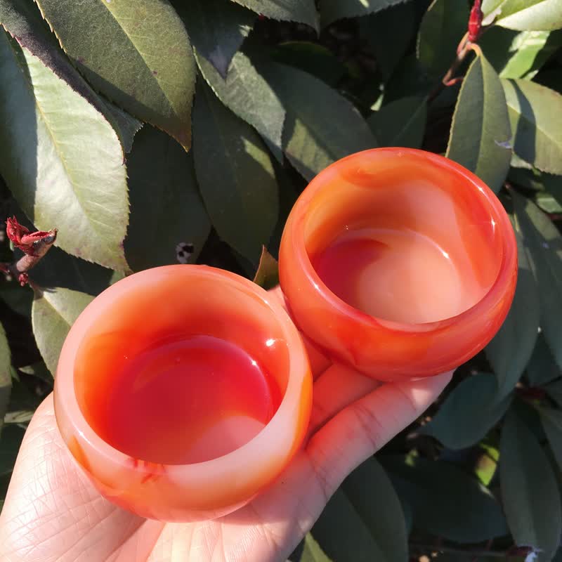 Olivenorma Carnelian Bowl Energy Crystal Decoration