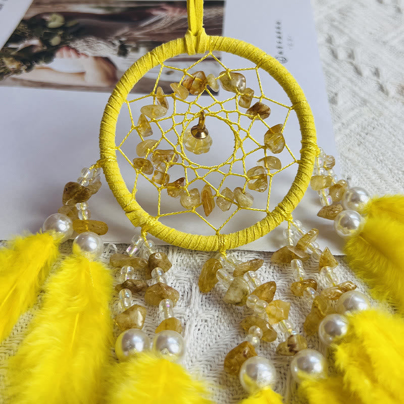 Olivenorma Car View Mirror Hanging Handwoven Dream Catcher