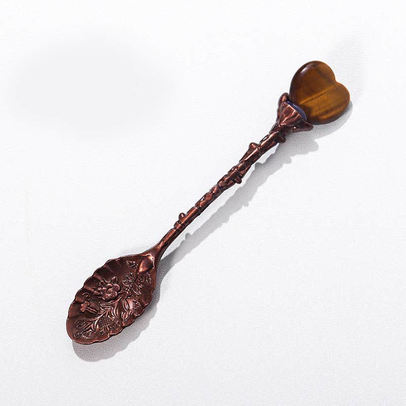 Olivenorma With Crystal Witches Herb Spoon Decoration