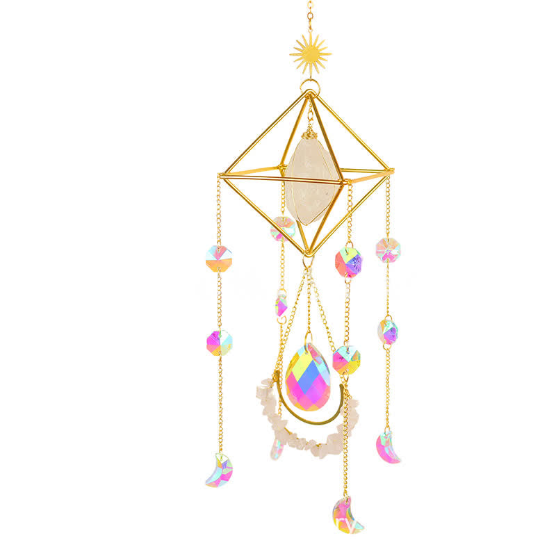 Olivenorma Rainbow Maker Crystal Suncatcher Gemstone Ornament