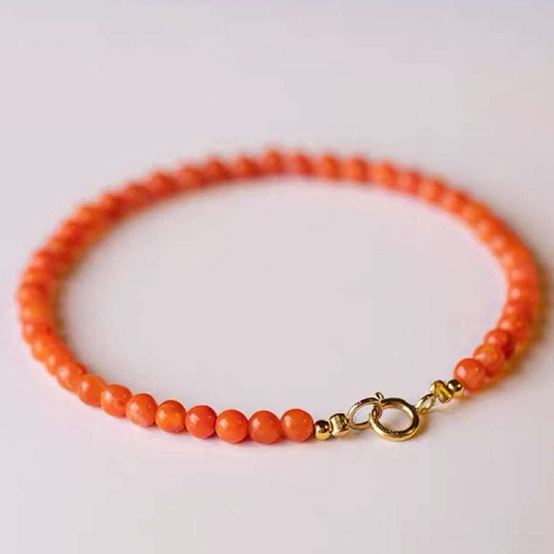 Sunset Speed - Red Agate Energy Gemstone Bracelet