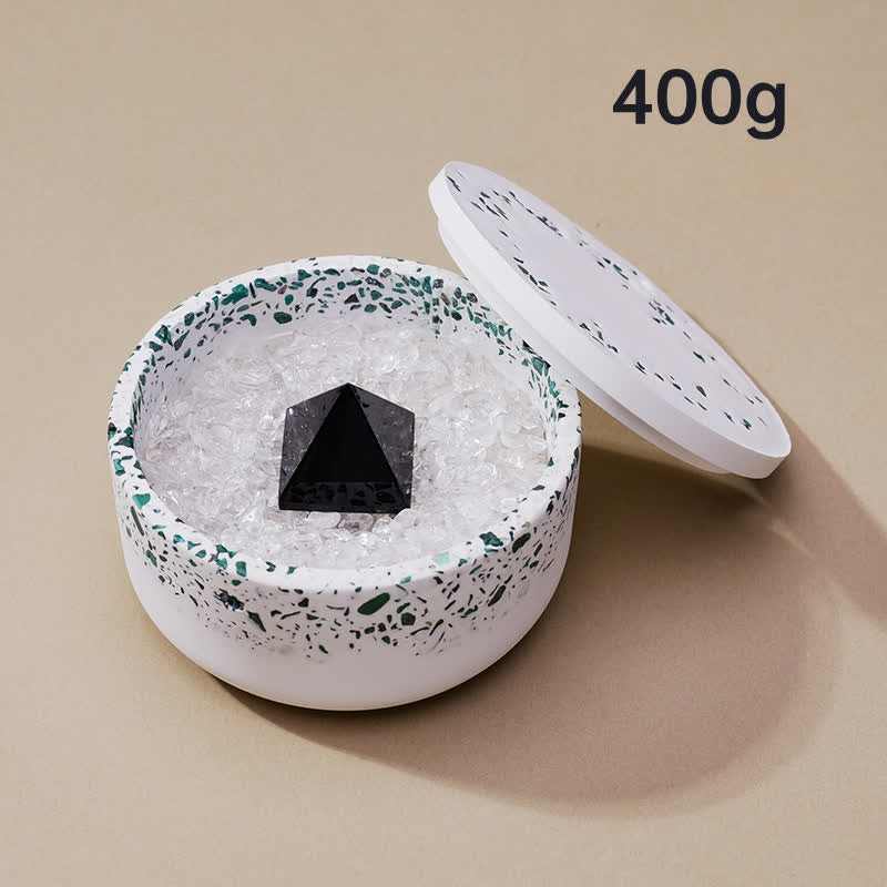 Olivenorma Natural Crystal Gravel Gypsum Demagnetizing Bowl