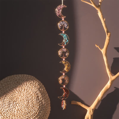 Olivenorma Chakra Stone Wrap Tree Of Life Wind Chime