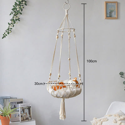 Olivenorma Woven Cat Nest Pet Hammock Wall Decor