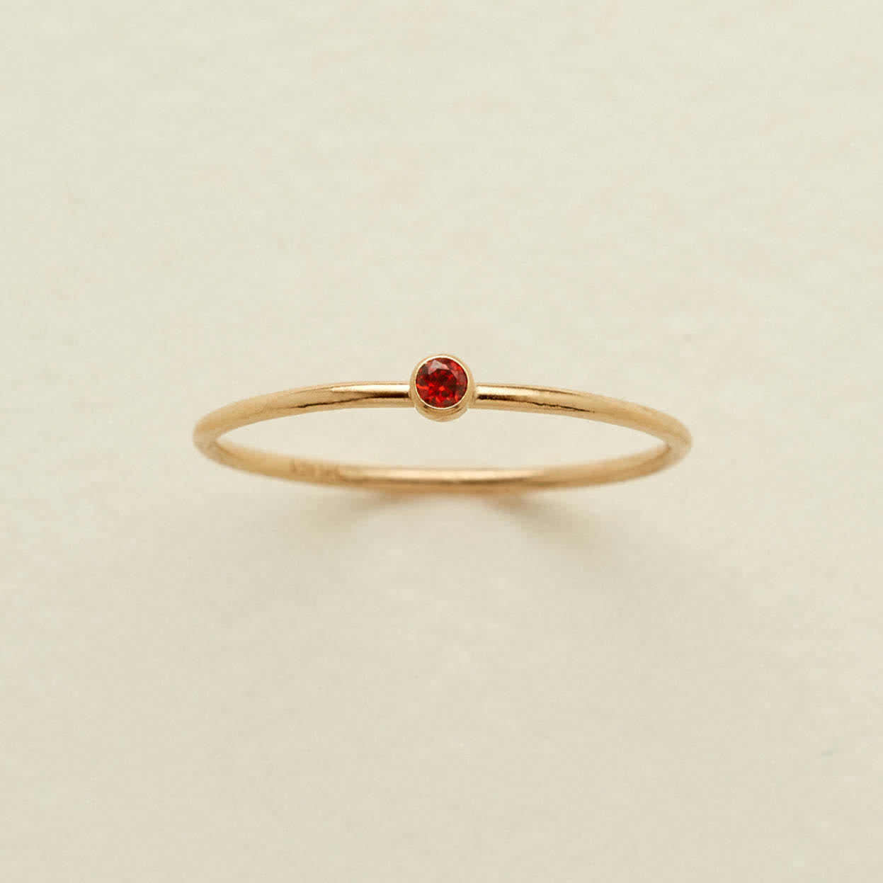 Olivenorma Birthstone 12 Month Birth Slim Ring