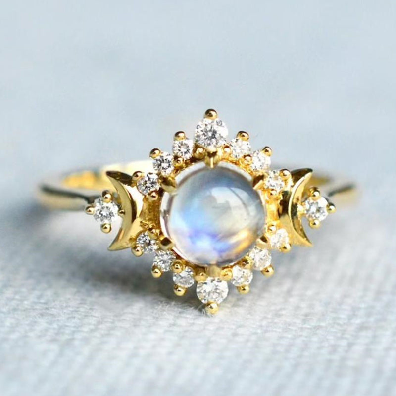 Moonstone My Sun and Stars Ring - image 2
