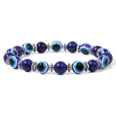 Olivenorma Evil Eye Natural Stone Beads Bracelet