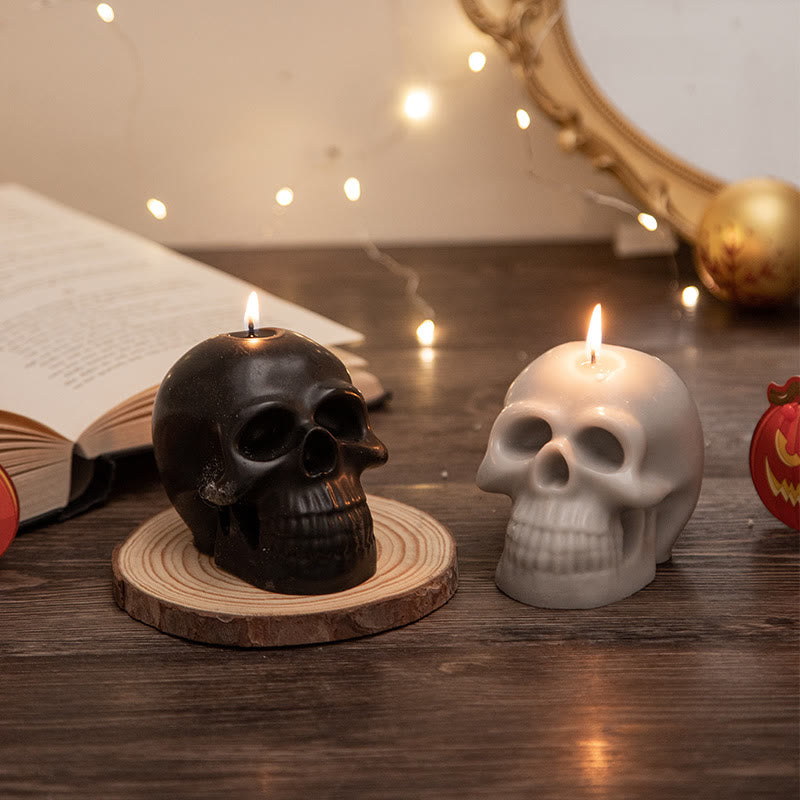 Olivenorma Multicolor Skull Scented Candle