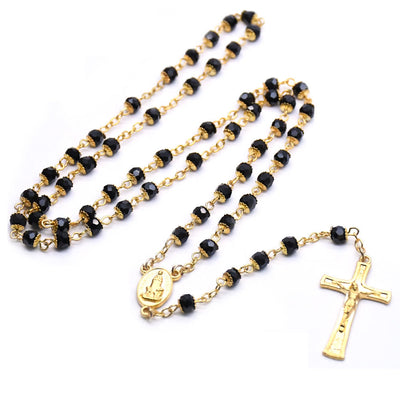 Olivenorma Obsidian Rosary Necklace