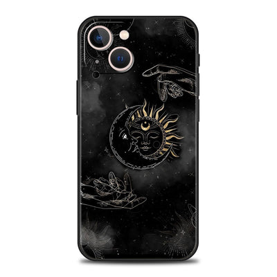 Olivenorma iPhone 13/14/15 Cute Sun Moon Design Phone Case