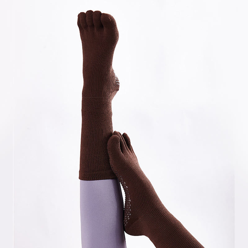 Olivenorma 5-Toe Barefoot Feel Sports Yoga Socks