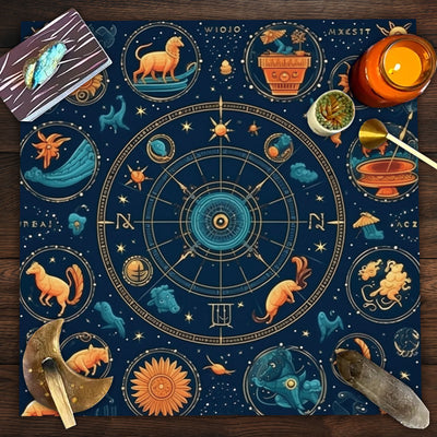 Olivenorma Horoscope Sign Zodiac Tarot Tablecloth