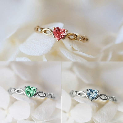 Olivenorma The Eternal Heart - Birthstone Ring