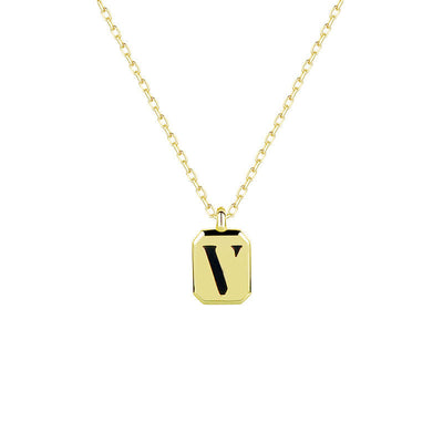 Olivenorma Customizable Gold Initial Necklace