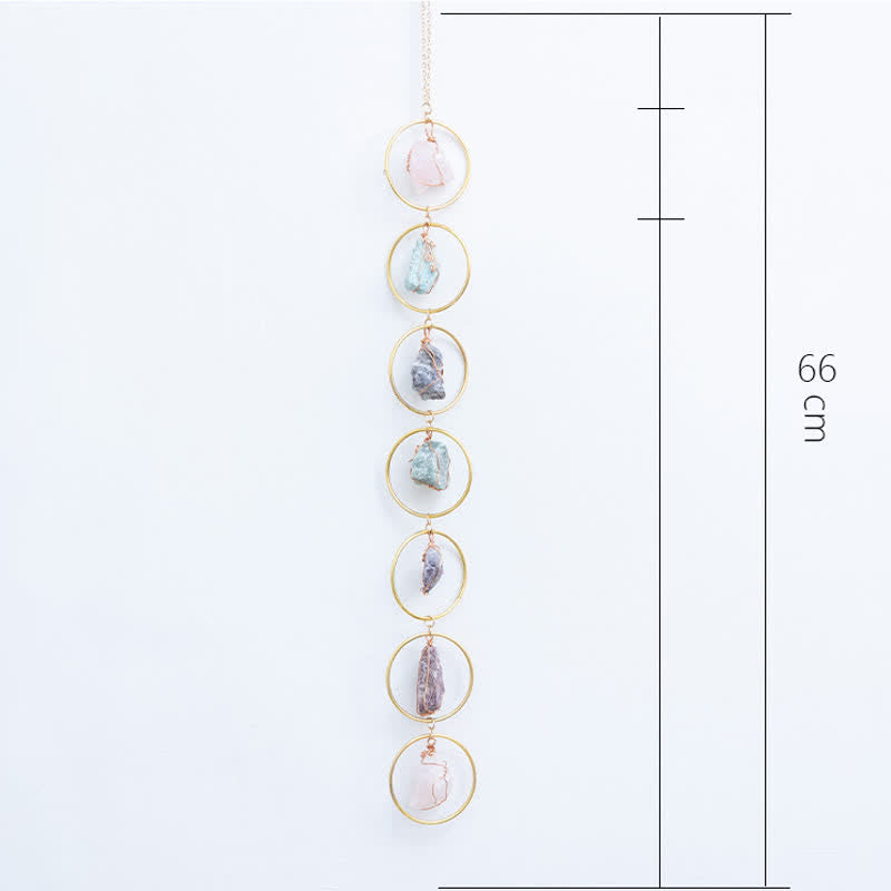 Olivenorma Natural Stone Pendant Wall Decor Wind Chime