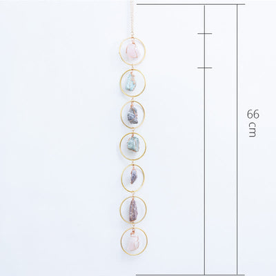 Olivenorma Natural Stone Pendant Wall Decor Wind Chime