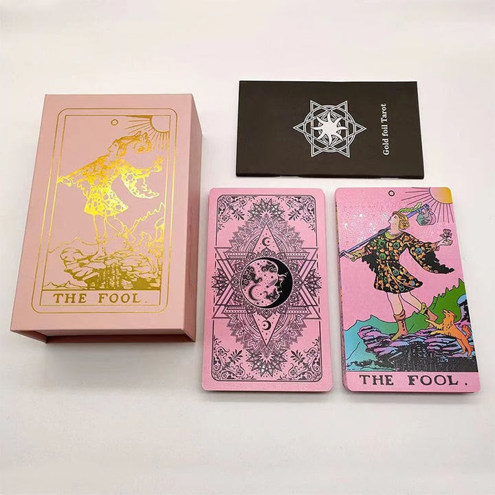 Olivenorma 78ps Pink Waterproof PVC Plastic Tarot Cards