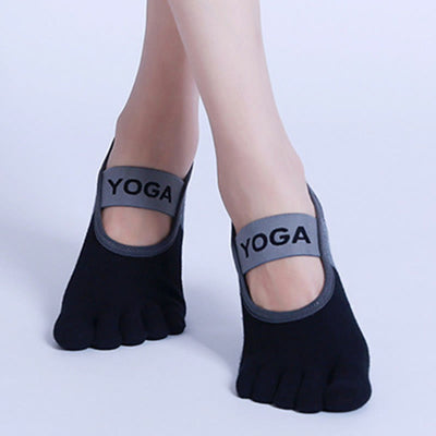 Olivenorma Non-Slip Five Toe Fitness Pilates Yoga Socks