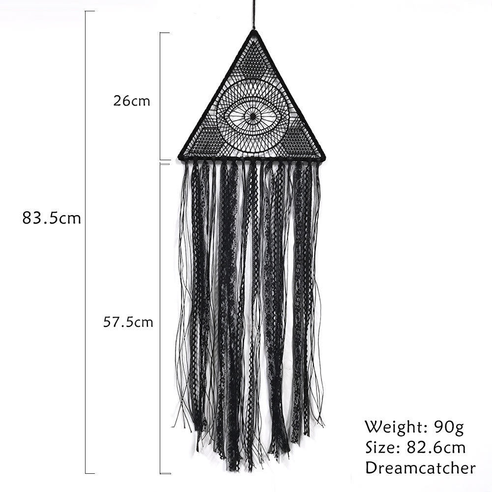 Olivenorma Evil Eye Woven Triangle Tassel Dream Catcher