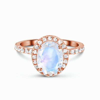 Olivenorma Luxury Moonstone Rose Gold Ring