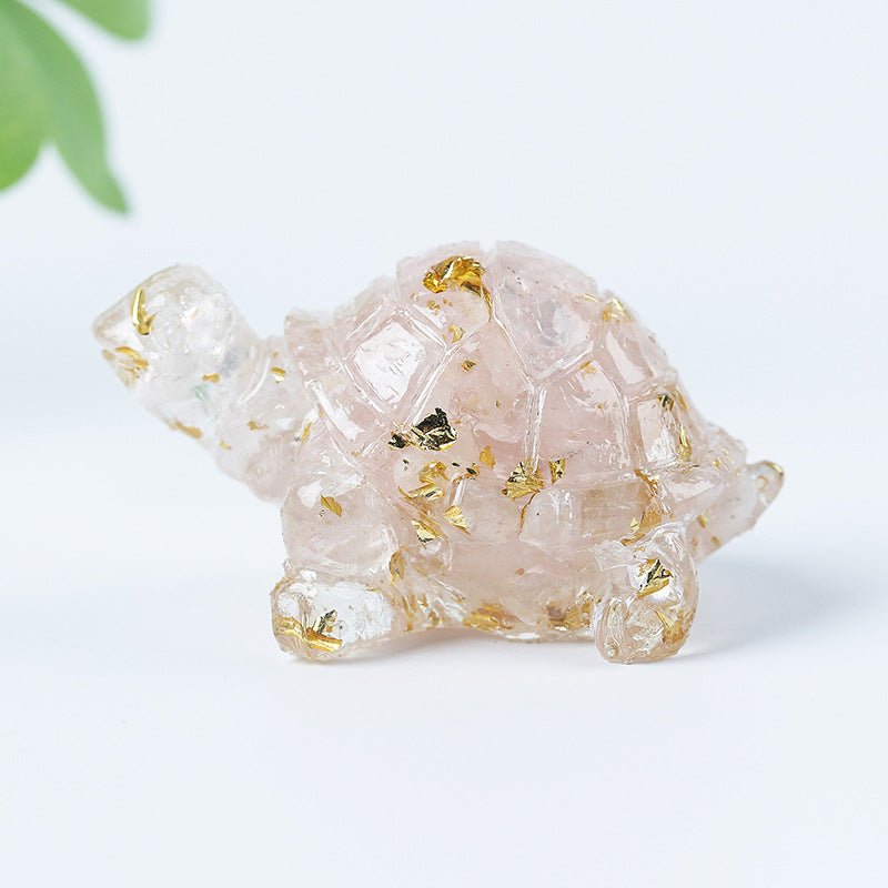 Olivenorma Crystal Gravel Glue Little Turtle Gemstone Decoration