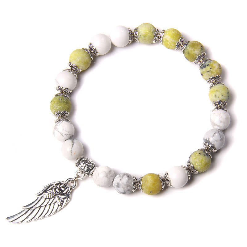 Olivenorma "Peace Energy" - Colors Crystal Agate Wing Bracelet