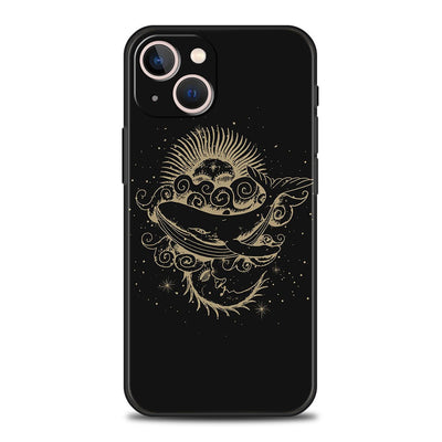 Olivenorma iPhone 13/14/15 Cute Sun Moon Design Phone Case