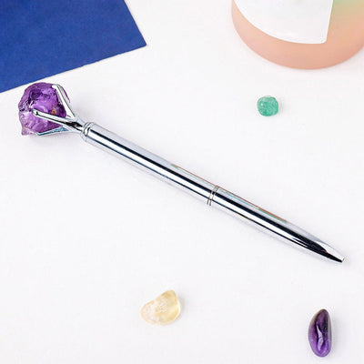 Olivenorma Raw Stone Manifestation Pen Gemstone Decoration