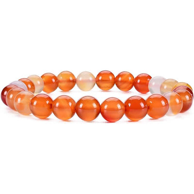 Olivenorma 8mm Natural Stone Beaded Women Men Bracelet