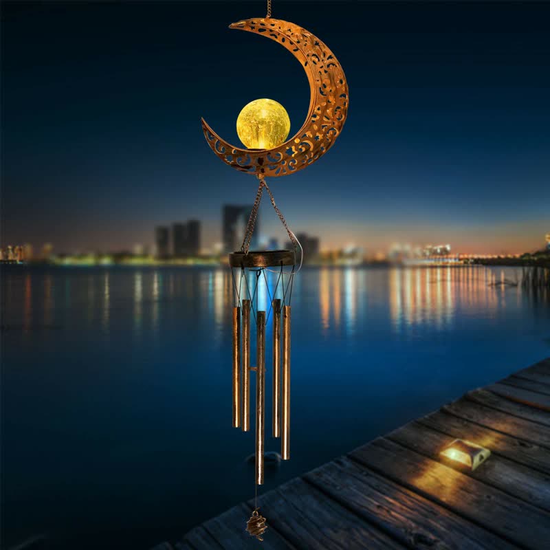 Olivenorma Solar Moon or Sun Wind Chime Ornaments