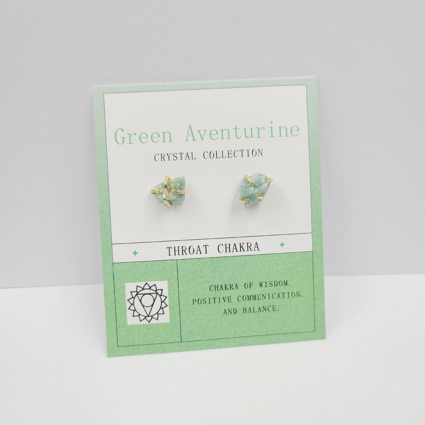 Olivenorma 12th Birthday Rough Stone Earrings